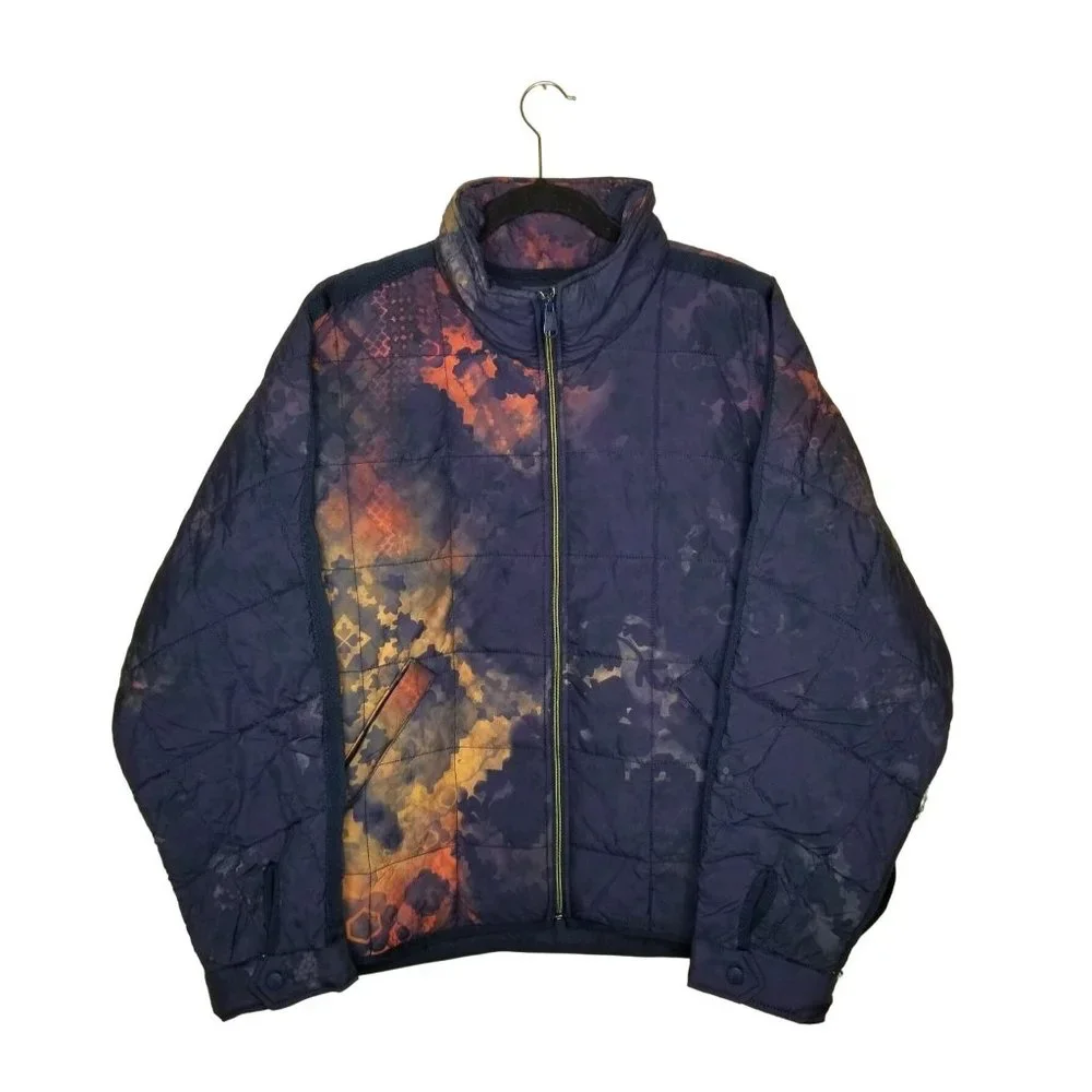 Free People Movement Pippa Packable Puffer Jacket Size S Midnight Combo